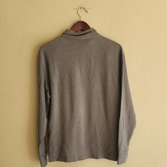 Old Navy Men's Zip-Up Taupe Sweater - Picture 6 of 6